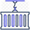 Conteiner De Carga Conteiner Logistico Levantamento De Conteineres Ícone