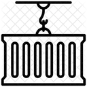 Conteiner De Carga Conteiner Logistico Levantamento De Conteineres Ícone