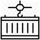 Levantador De Guindaste Levantador De Peso Levantador De Conteineres Ícone