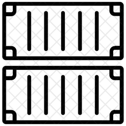Contentor intermodal  Ícone