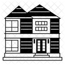 Gable Roof House Home Icon