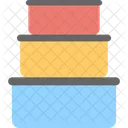 Aliments Conteneurs Stockage Icône