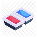 Contenedores de pintura  Icono