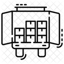 Conteneur De Fret Fret Chargement De Conteneurs Icône