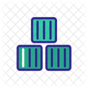 Conteneurs Livraison Transport Icône
