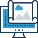 Contenido Paisaje Web Icon