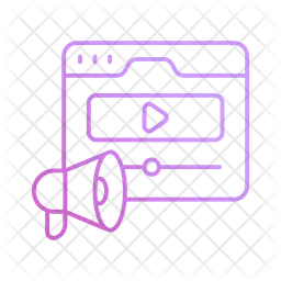 Contenido de vídeo  Icono
