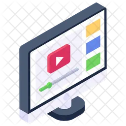 Contenido de vídeo  Icono