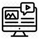 Contenido de vídeo  Icono
