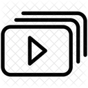 Contenido de vídeo  Icono