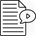 Contenido de vídeo  Icono
