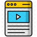 Contenido de vídeo  Icono