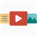 Contenido digital  Icono