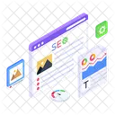 Contenido SEO  Icono