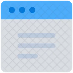 Contenido web  Icono