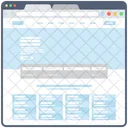 Contenido web  Icono