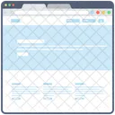 Contenido web  Icono