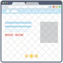 Contenido web  Icono