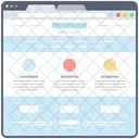 Contenido web  Icono