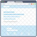 Contenido Web Mapa Del Sitio Web Ventana Web Icon