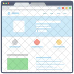 Contenido web  Icono