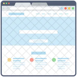 Contenido web  Icono
