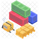 Pacchi Containerizzazione Container Icon