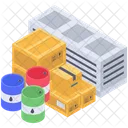 Pacchi Containerizzazione Container Icon