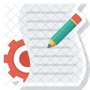 Content Edit Paper Icon