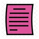 Content Page Paper Icon