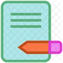 Content Writing Paper Icon
