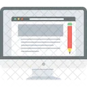 Content Article Writing Content Writing Icon