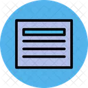 Content Area Edit Layout Icon