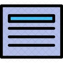 Content Area Edit Layout Icon