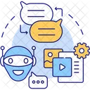 Content creation chatbots  Icon