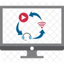 Content Creation Digital Asset Tracking Icon