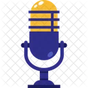 Content Creator Podcast Microphone  Icon