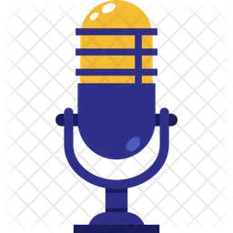 Content Creator Podcast Microphone  Icon