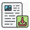 Content Download  Icon