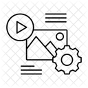 Content Generation  Icon