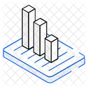 Growth Chart Content Growth Bar Graph Icon