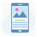 Content Media Multimedia 아이콘