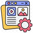 Content Management Content Internet Icon