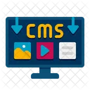 Content Management System  Icon