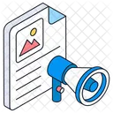 Marketing Content Communication Icon
