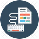 Content Writing Creative Writing Blogging Icon