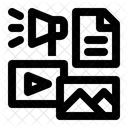 Content Marketing  Icon