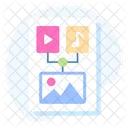 Content Marketing Digital 아이콘