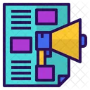 Content Marketing Storytelling Icon