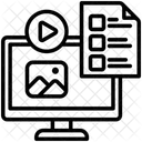 コンテンツ企画、管理、コンテンツ アイコン